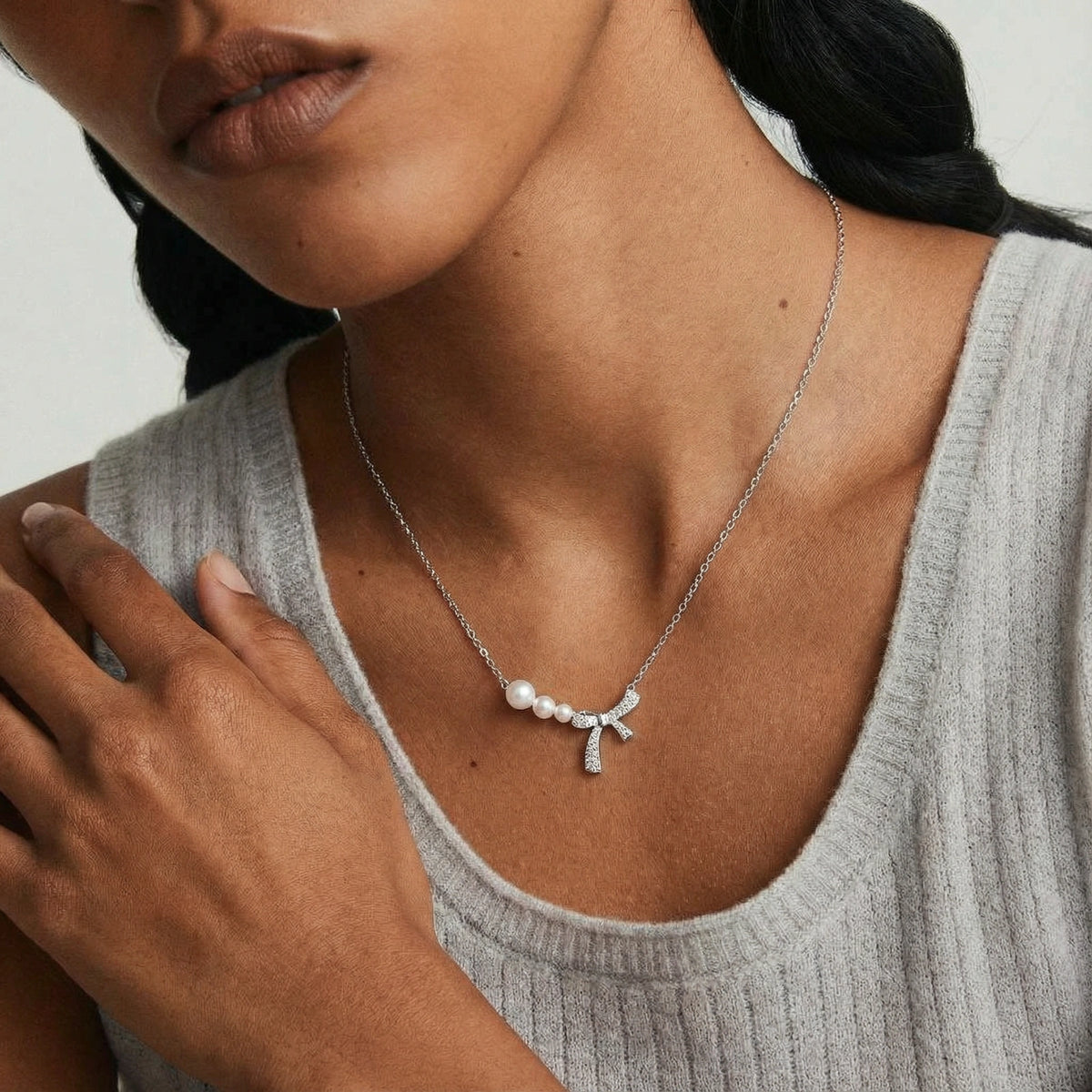 Collier Perle Nœud - Maison Roya