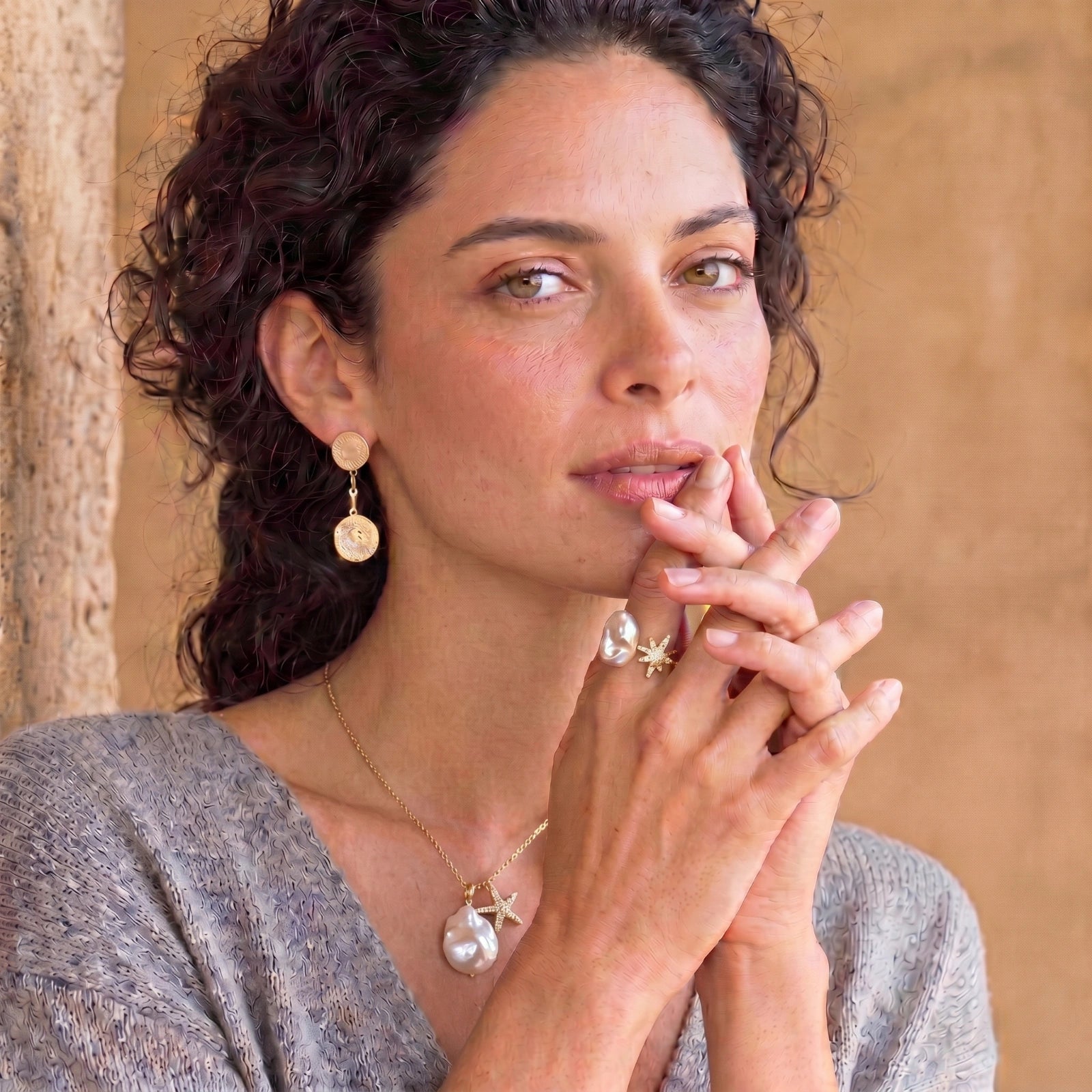 Bague Rêves de Perles Étoilées - Maison Roya