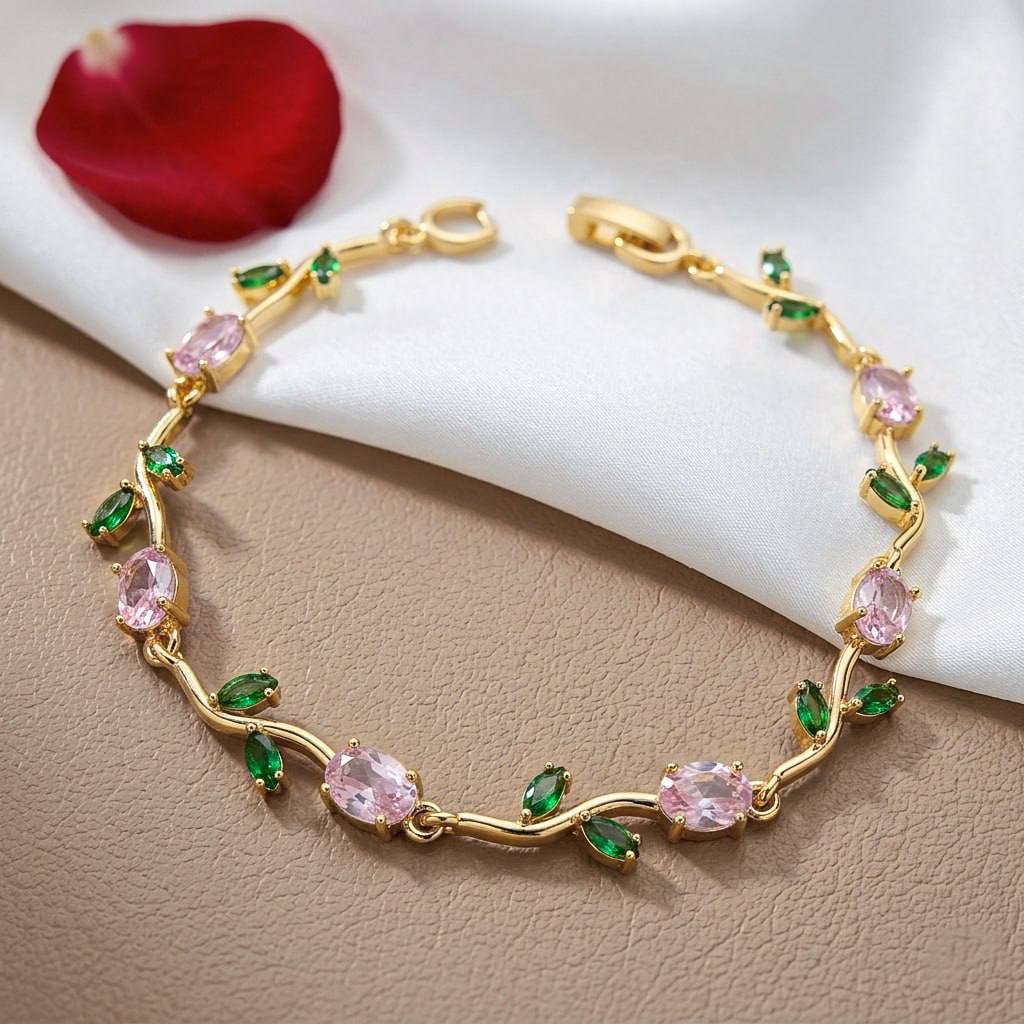 Tulip Flower Bracelet Alloy