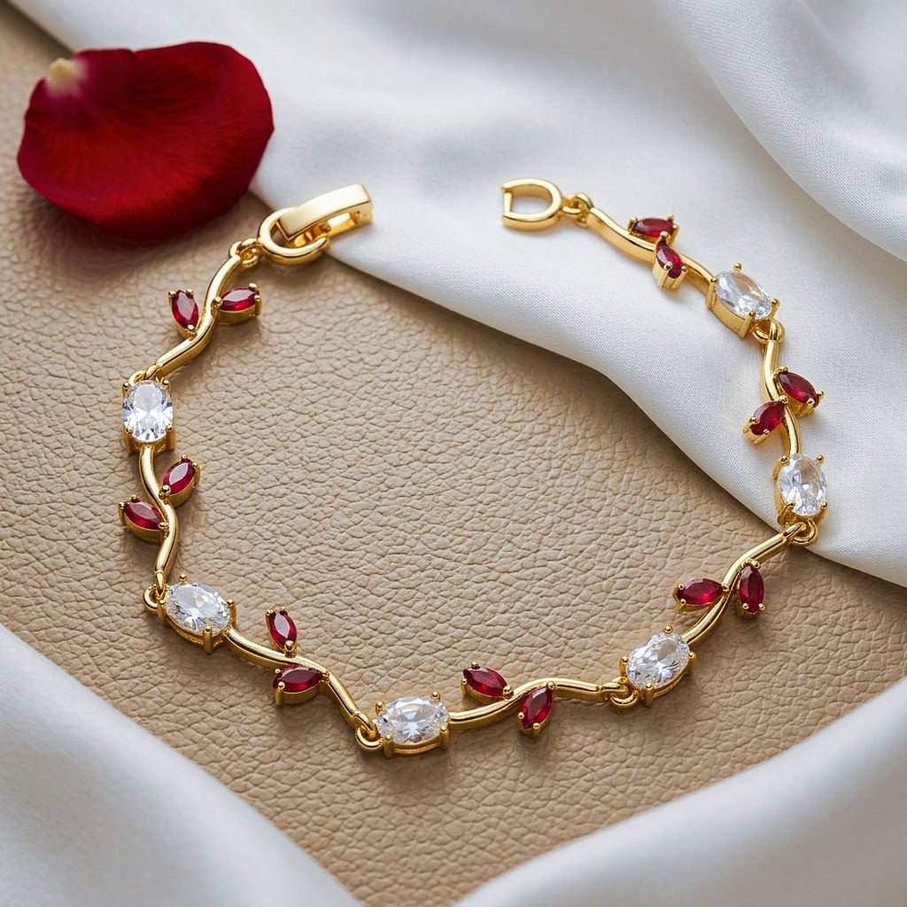 Tulip Flower Bracelet Alloy