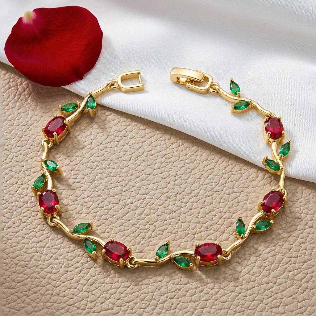Tulip Flower Bracelet Alloy