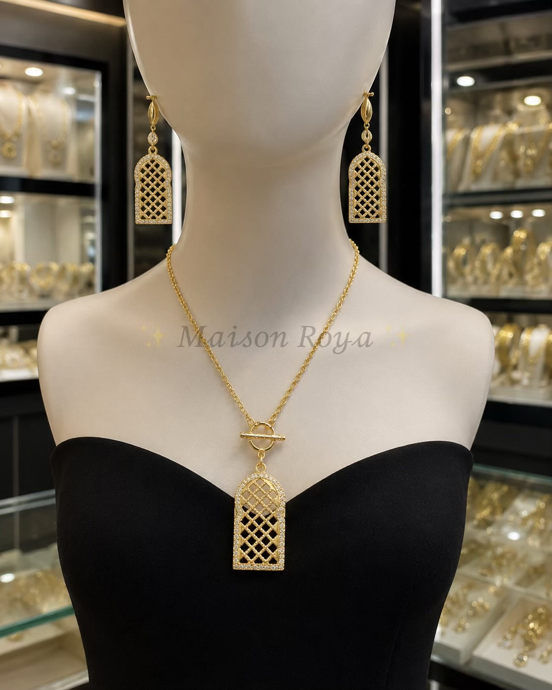 Collier & Boucles Élégance ✨